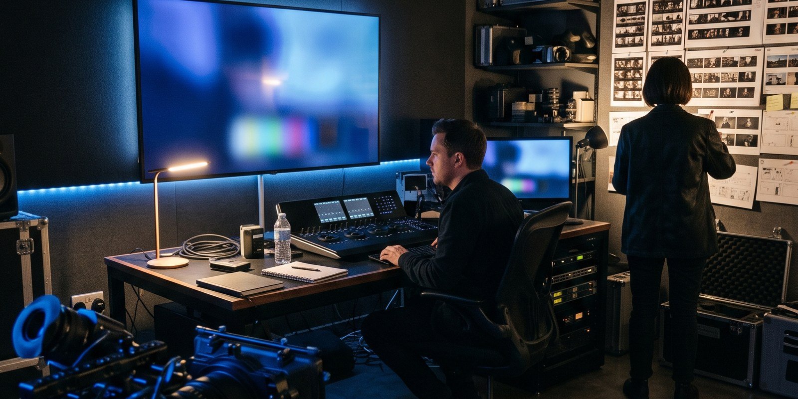 Studio de production : étalonnage et post-production vidéo